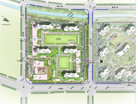 modern garden landscape plan psd