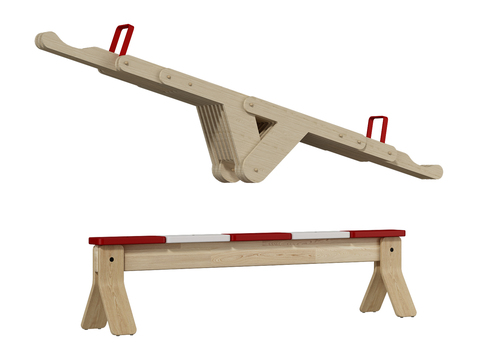 seesaw outdoor bench