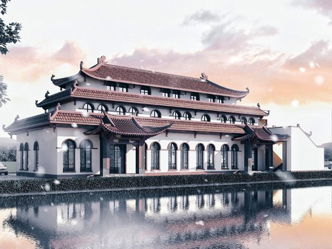 Chinese-style ancient dwellings