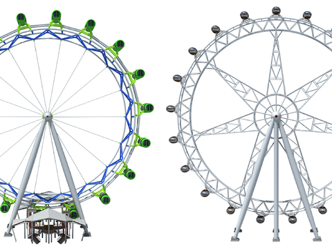 Modern Ferris Wheel Playground Equipment