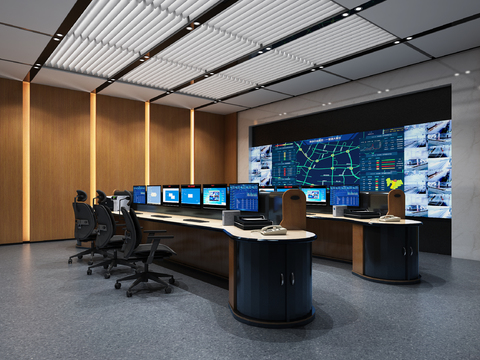 modern monitoring room