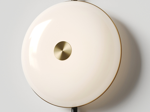 Flos round transparent wall lamp