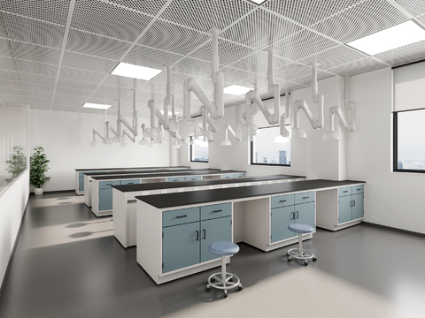 Modern school experimental classroom