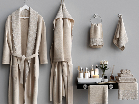 Modern Bathrobe Towel Bathroom Supplies