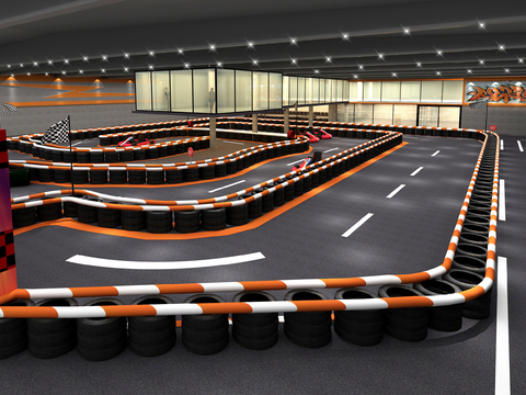 Modern Karting Track