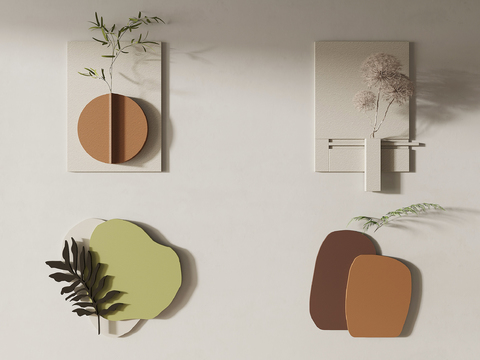 Plant wall ornaments