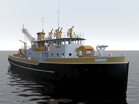 ship salvage ship industrial ship workboat fishing boat