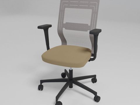 Modern Minimalist Plastic Fabric Mesh Removable Office Chair Free