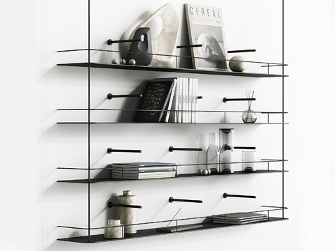 Metal Hanger Wall Cabinet Decoration