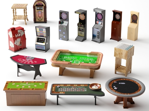 Gambling table game machine dart machine