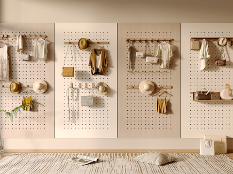 Hole Board Storage Rack Wall Decorations