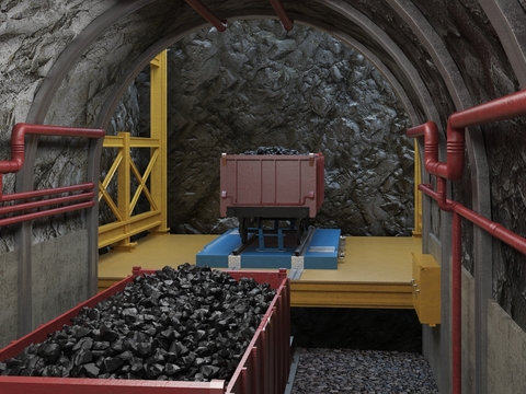 Modern underground mine rail car