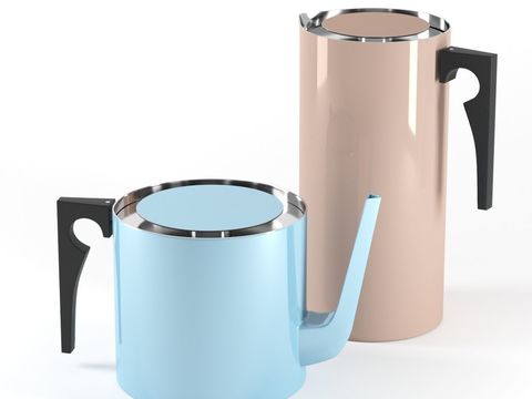 Modern minimalist stainless steel kettle free