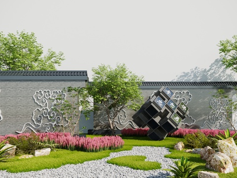 New Chinese Landscape Wall