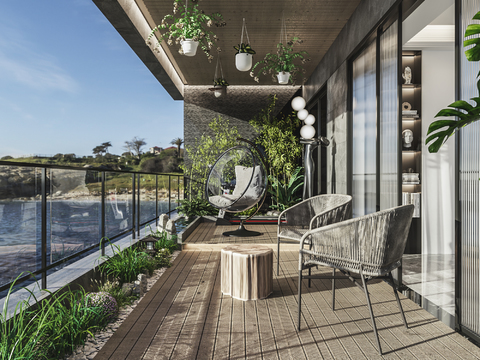 Nordic Balcony Garden