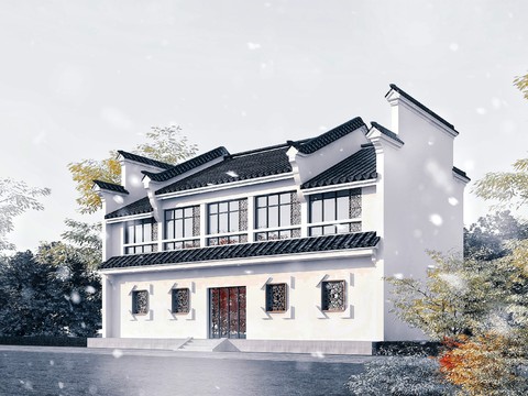 Chinese Homestay Building Appearance