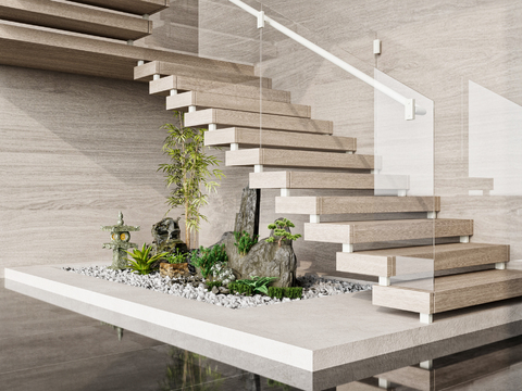 Hanging Staircase Landscape