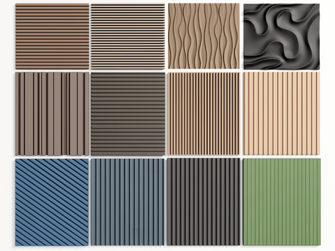 Modern Corrugated Grille Panel