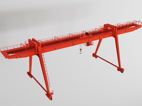 Modern industrial crane free