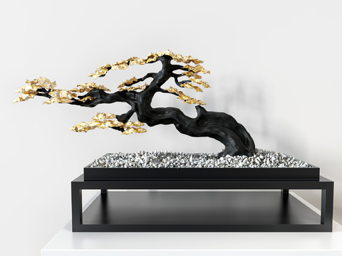 New Chinese Pine Bonsai Ornaments