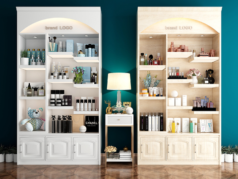 Modern Cosmetic Container Shelf