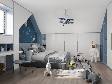 Nordic kids Bedroom free