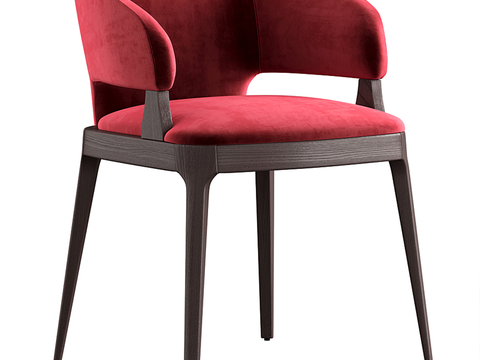 Cassina red lounge chair