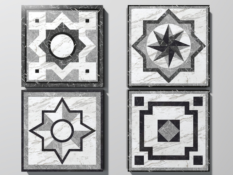 modern square mosaic tile