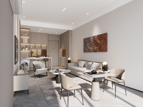 Modern Living&Dining Room Free