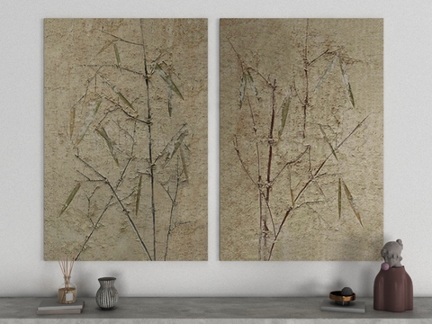 Quiet Bamboo Decorative Painting Free