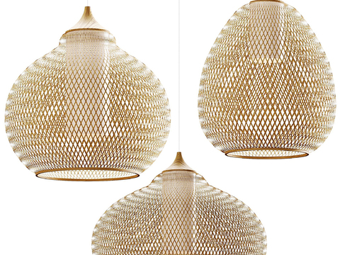 Southeast Asia Bamboo Chandelier