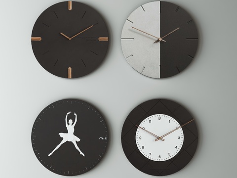 Modern round clock