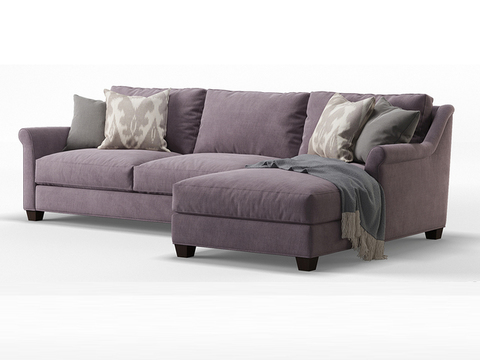 Modern minimalist fabric multiplayer sofa for free