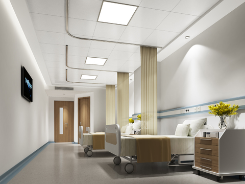 modern hospital ward