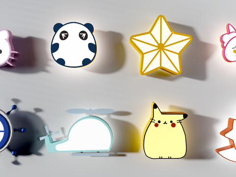 Modern children's cartoon wall lamp