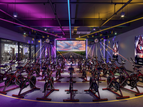 Modern Spinning Gym