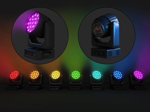 Modern color stage lights