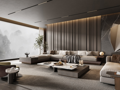 Minotti modern corner sofa