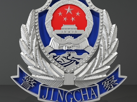 Modern Chinese Police Badge