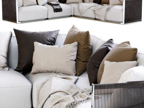 FLEXFORM fabric corner sofa