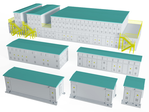 Modern power distribution room