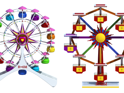 Modern Children's Ferris Wheel