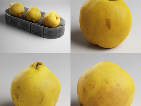 Modern pear fruit plate combination