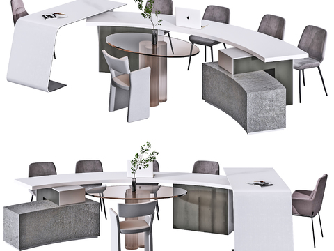 Modern office leisure tables and chairs