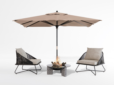 outdoor lounge chair bonfire