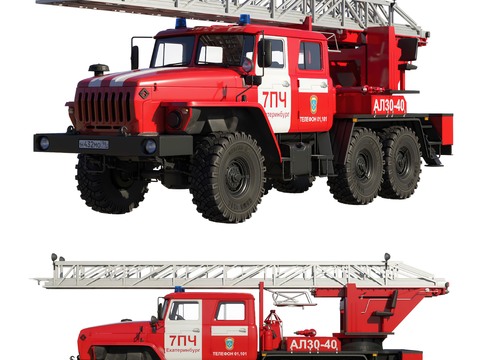 modern fire truck