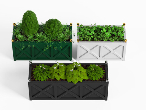 Nordic flower bed flower box potted plant