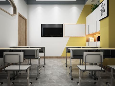 Modern Training Institution Classroom