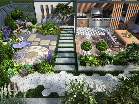 Modern Courtyard