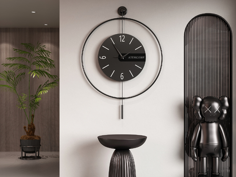 Modern clock wall clock clock